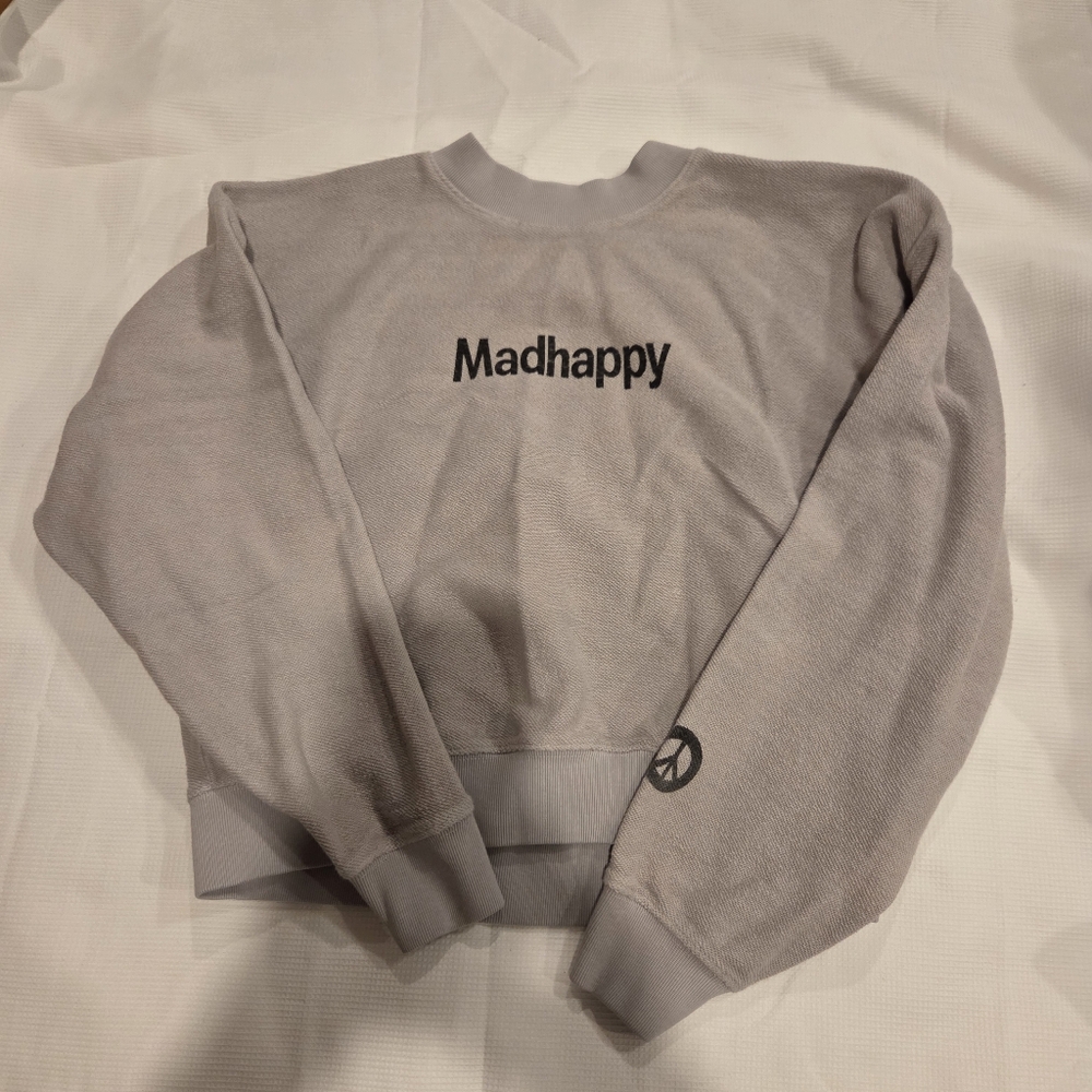 Madhappy Mock Neck Cropped Crewneck